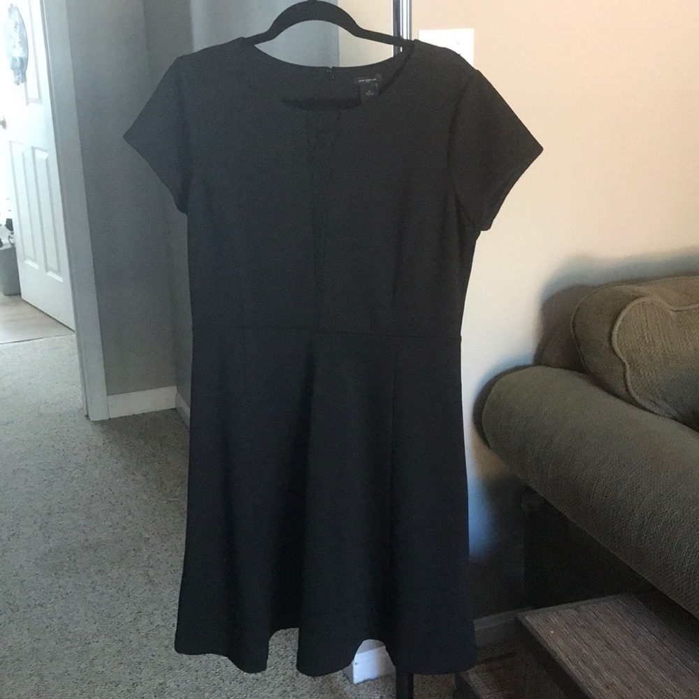 NWT embellished lace black dress